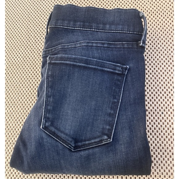 MOTT & BOW Jeans Women Size 27 Mid Rise Skinny Stretch Dark Wash 28.5 Inseam - Picture 1 of 8
